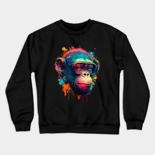 Pop Culture Chimp Crewneck Sweatshirt